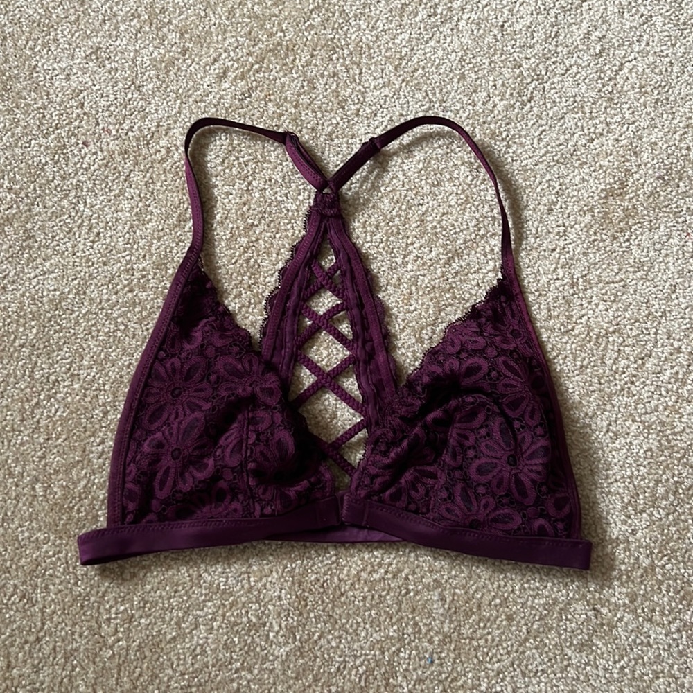 Victoria’s Secret Purple Triangle Bralette XS